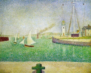 port of honfleur 1886 Oil Paintings